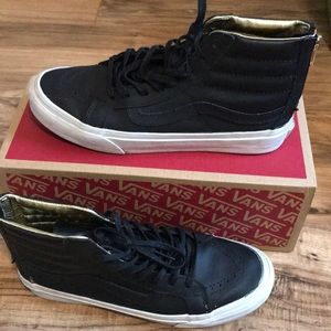 Women’s Vans Leather Sk8-Hi Slim